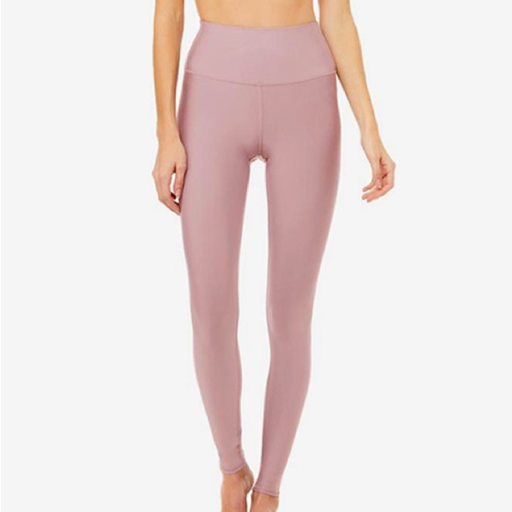 Alo Yoga Women’s High Waist Airlift Airbrush Legging Dusted Plum - Size Small